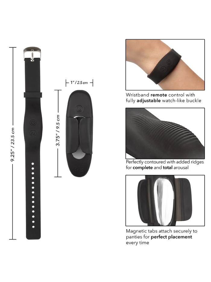 Cal Exotics Wristband Remote Panty Vibrator 2 Cal Exotics Wristband Remote Panty Vibrator - Image 2