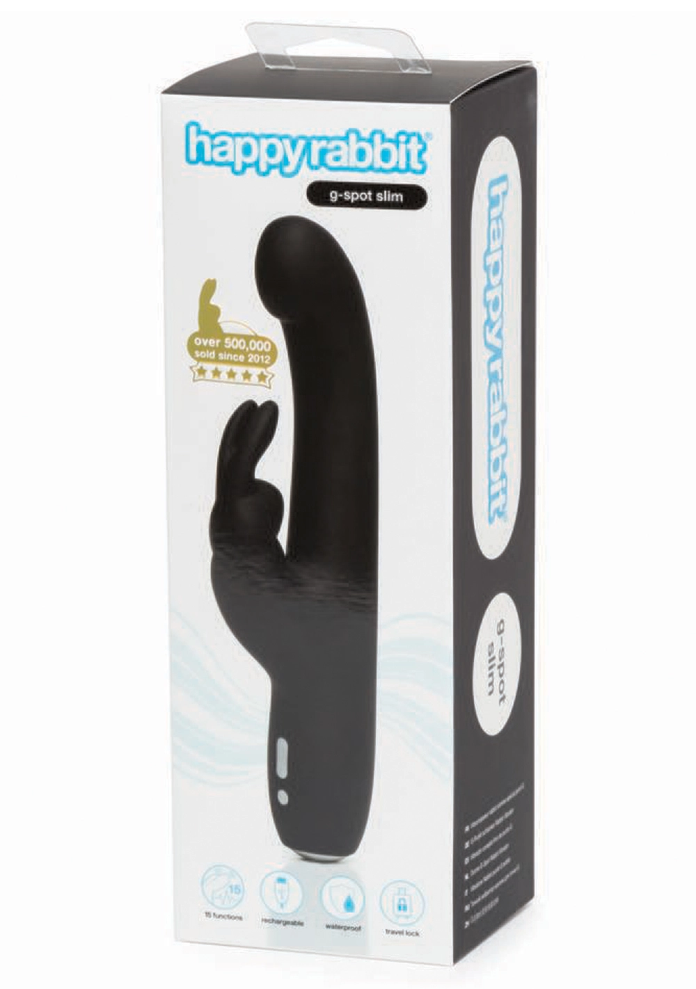 Lovehoney Happy Rabbit Slimline G-Spot Rechargeable Rabbit Vibrator 6 Lovehoney Happy Rabbit Slimline G-Spot Rechargeable Rabbit Vibrator - Image 6