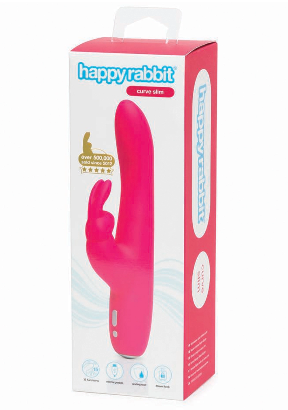 Lovehoney Happy Rabbit Slimline Curve Rechargeable Rabbit Vibrator 5 Lovehoney Happy Rabbit Slimline Curve Rechargeable Rabbit Vibrator - Image 5